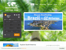 Tablet Screenshot of bravo-travel.com